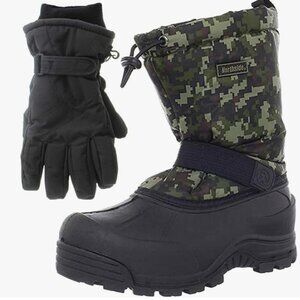 Northside Frosty Winter Boys Snow Boots, Size: 2 Camo